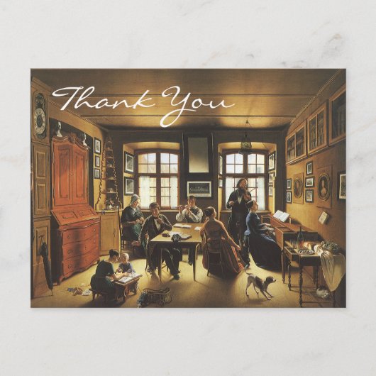 concert Bazel-familie van Gutzwiller Briefkaart (Voorkant)