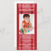 Concert Birthday Kaart (Voorkant / Achterkant)