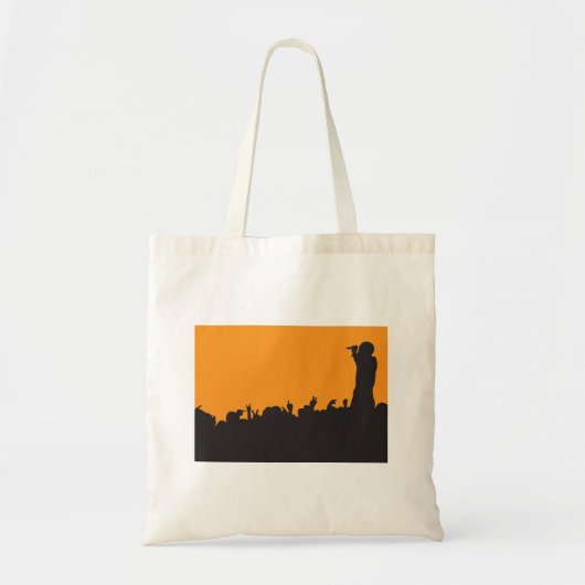 Concert Crowd Canvas tas (Voorkant)
