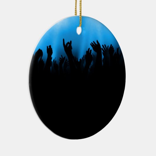 Concert Crowd Keramisch Ornament (Rechts)