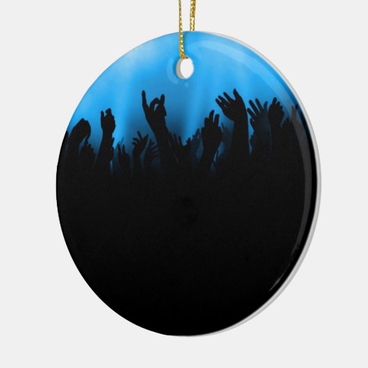 Concert Crowd Keramisch Ornament (Links)