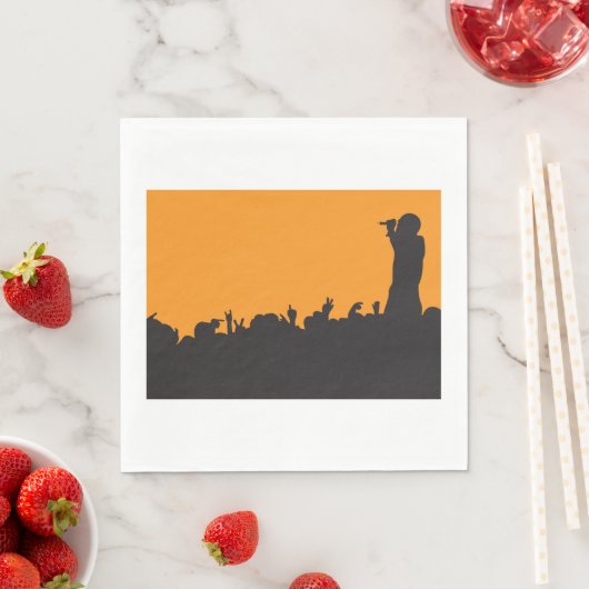 Concert Crowd Papieren servetten (Insitu)