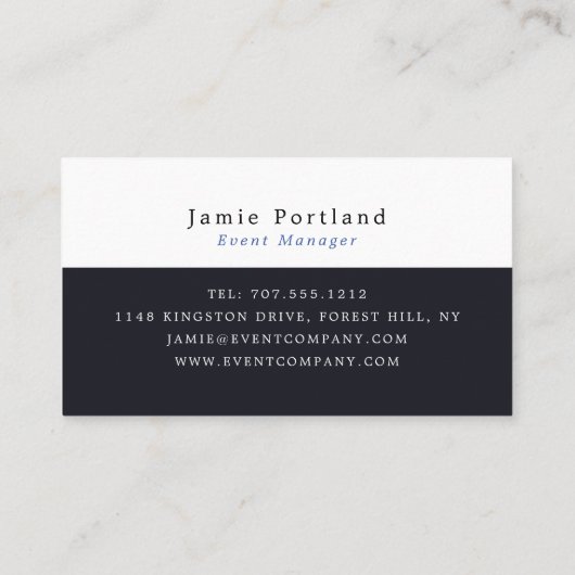 Concert Crowd, party Event Planner Visitekaartje (Achterkant)