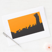 Concert Crowd-Stickers Rechthoekige Sticker