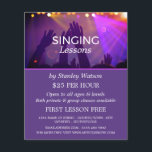 Concert Crowd, Vocalistische lessen Adverteren Flyer<br><div class="desc">Concert Crowd,  Vocalistische lessen Adverteren brochures door de winkel van het Visitekaartje.</div>