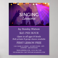 Concert Crowd, Vocalistische lessen Adverteren