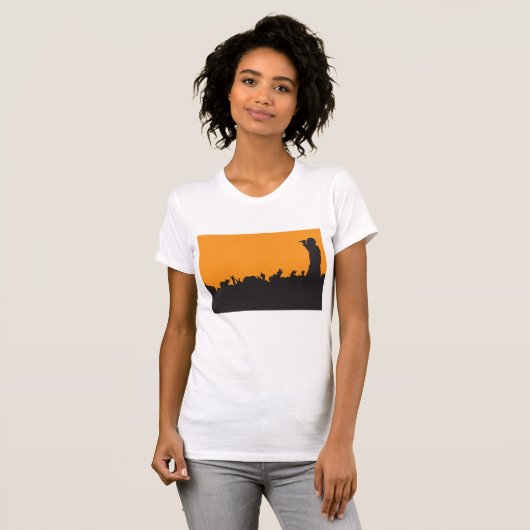 Concert Crowd Womens T-Shirt (Voorkant volledig)