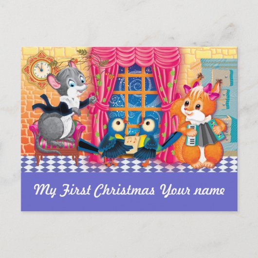 concert feestdagenkaart (Voorkant)