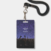 Concert Festival VIP All Access Aangepaste Naam Badge (Achterkant met lanyard)