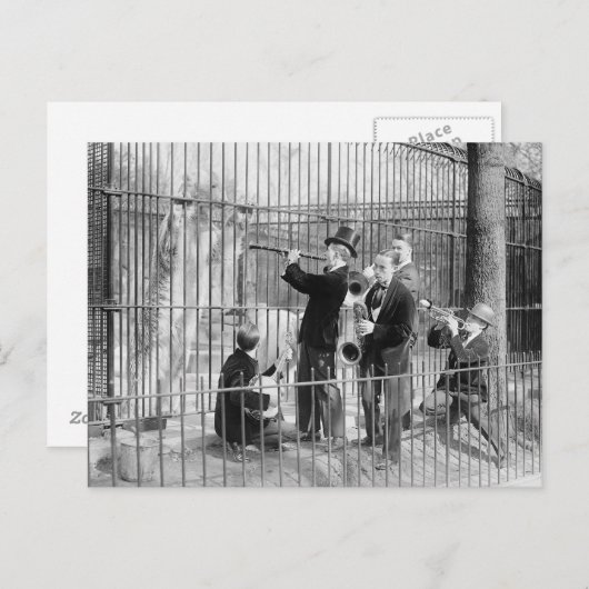 Concert for Polar Beren, 1925 Briefkaart (Voorkant / Achterkant)