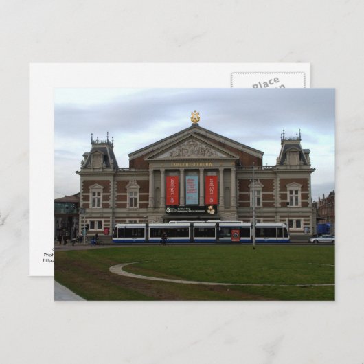 Concert Hall, Amsterdam Briefkaart (Voorkant / Achterkant)