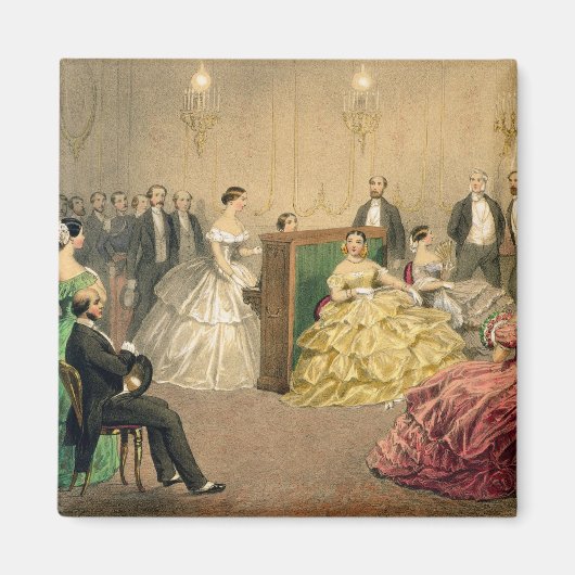 concert in Chausee d'Antin Magneet (Voorkant)