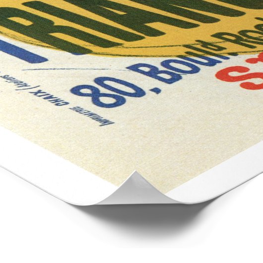  concert in de tuin van Parijs met Trianon Poster (Hoek)