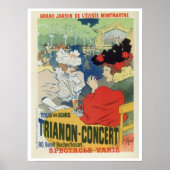  concert in de tuin van Parijs met Trianon Poster (Voorkant)