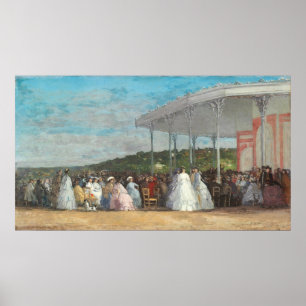 concert in het casino - Eugène Boudin Fine Art Poster
