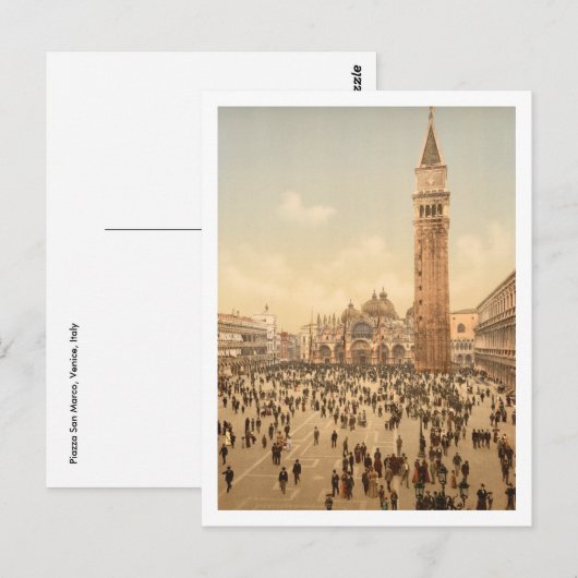 Concert in St. Mark's Square II, Venetië, Italië Briefkaart (Voorkant / Achterkant)