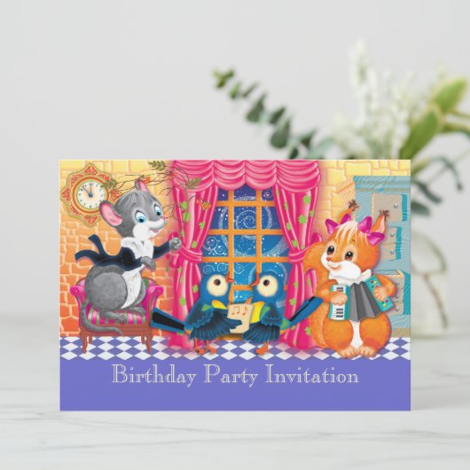 concert kaart (Staand voorkant)