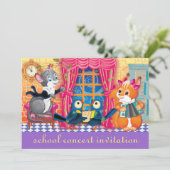 concert kaart (Staand voorkant)