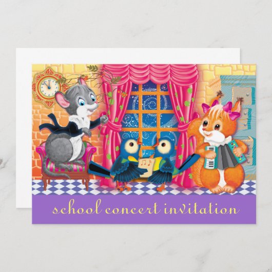 concert kaart (Voorkant / Achterkant)