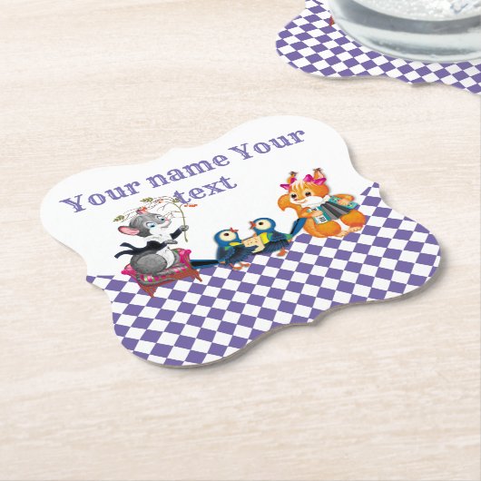 concert kartonnen onderzetters (Gekanteld)