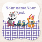 concert kartonnen onderzetters (Voorkant)