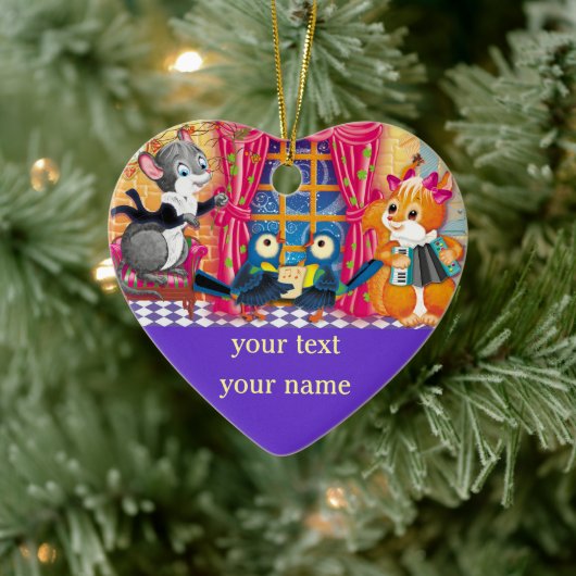 concert keramisch ornament (Boom)