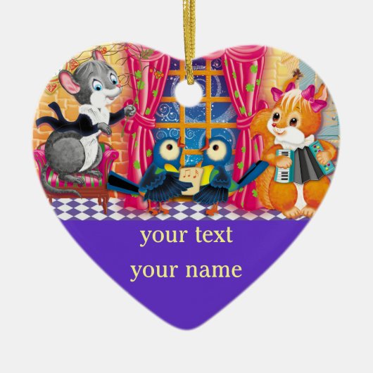 concert keramisch ornament (Voorkant)