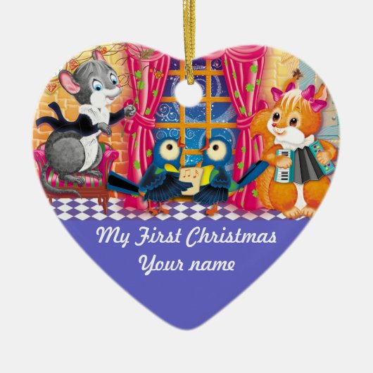 concert keramisch ornament (Voorkant)