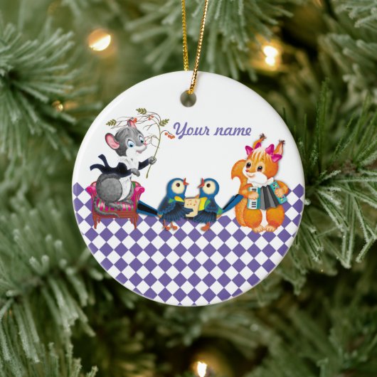 concert keramisch ornament (Boom)