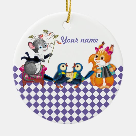 concert keramisch ornament (Voorkant)