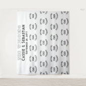 Concert Music Festival Step and Repeat Backdrop Wandkleed (Voorkant)