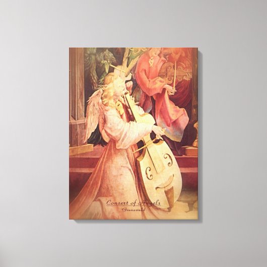 Concert of Angels Canvas Afdruk (Voorkant)