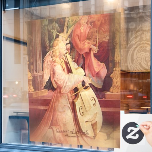 Concert of Angels Raamsticker (Cafe Raam)