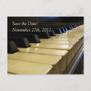 Concert of overweging Save the Date Briefkaart
