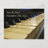 Concert of overweging Save the Date Briefkaart (Voorkant)