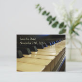 Concert of overweging Save the Date Briefkaart (Staand voorkant)