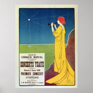 concert over klassieke muziek in Brussel en Bruss Poster