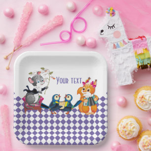 concert papieren bordje