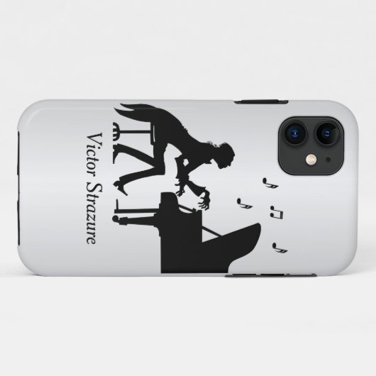 Concert Pianist Personal Music Case-Mate iPhone Case (Achterkant (horizontaal))