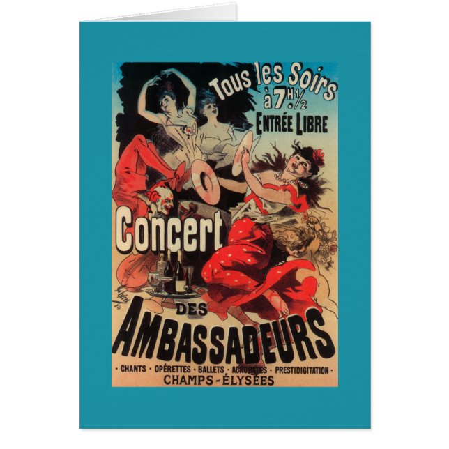 Concert Poster on Avenue Champs-Elysees (Voorkant)