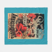 concert Poster op Avenue de Champs-Elysées Fleece Deken (Voorkant (Horizontaal))