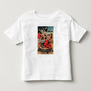 concert Poster op Avenue de Champs-Elysées Kinder Shirts