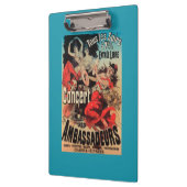 concert Poster op Avenue de Champs-Elysées Klembord (Links)