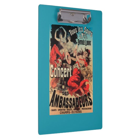 concert Poster op Avenue de Champs-Elysées Klembord (Rechts)