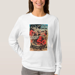 concert Poster op Avenue de Champs-Elysées T-shirt
