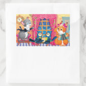 concert rechthoekige sticker (Tas)