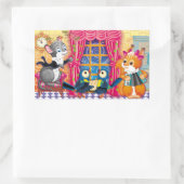 concert rechthoekige sticker (Tas)