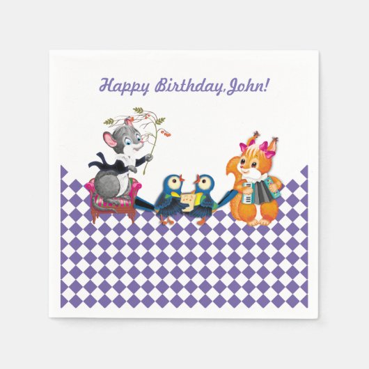 concert servetten (Voorkant)