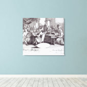 Concert Ticket voor Mary's kapel Canvas Afdruk (Insitu (Houten vloer))