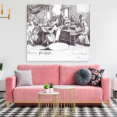 Concert Ticket voor Mary's kapel Canvas Afdruk (Insitu (Woonkamer))